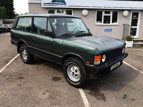 1992 LHD Range Rover 2 Door VM - 95% Rust Free - Ideal Resto For Sale