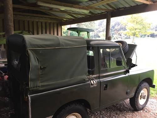 1970 Land Rover  series 2a Pick up with canvas tilt SOLD
