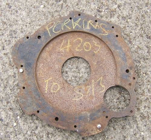 Perkins 4203 to Land Rover gearbox adaptor plate For Sale