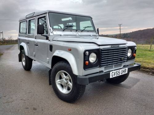 2005/55 LAND ROVER DEFENDER 110 COUNTY STATION WAGON 9 SEATS SOLD