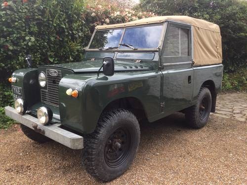 1963 Land Rover SIIa SWB 88” V8 Soft Top For Sale