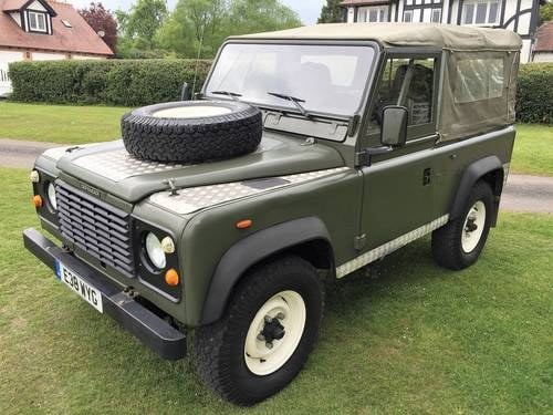 outstanding 1987 Land Rover 90 ex-military soft top+LHD  SOLD