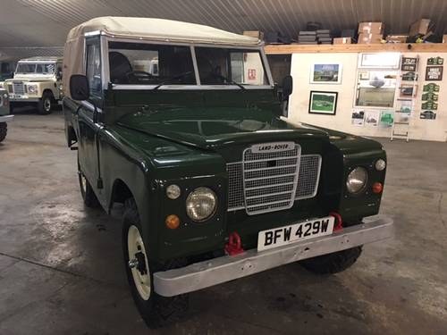 1983 Land Rover® Series 3 *Ex-Military Ragtop* (BFW) RESERVED SOLD