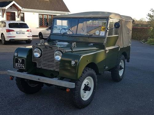 1951 Series 1 80" Land Rover SOLD