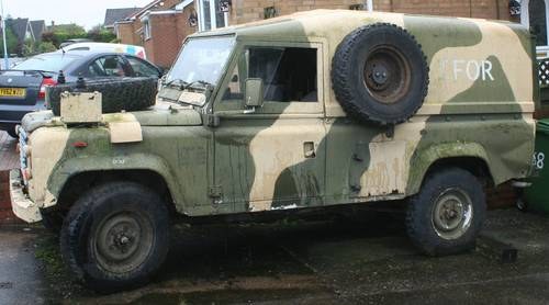 1994 Land Rover 110 Defender FFR two door ex-Army For Sale by Auction