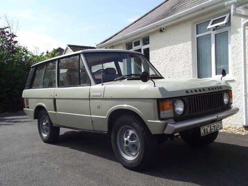 Lot 41 - A 1975 Range Rover series I - 18/06/17 For Sale by Auction