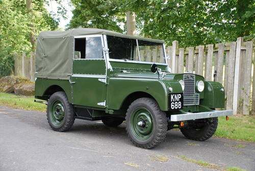 1952 LAND ROVER SERIES ONE 80" FULLY RESTORED COLLECTOR QUALITY For Sale