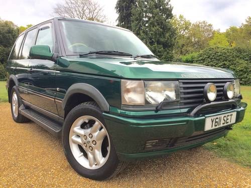 2001 RANGE ROVER 30TH ANNIVERSARY P38 4.6 AUTO VERKAUFT