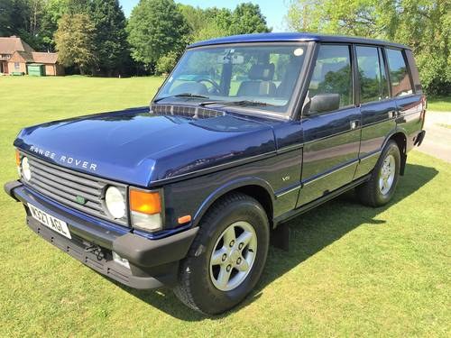 a really outstanding 1995 Range Rover Classic 3.9 Vogue SE SOLD