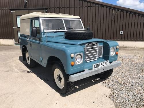 1982 Land Rover® Series 3 *Straight and Original* (CRP) RESERVED VENDUTO