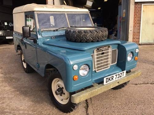 1979 land rover series 3 swb full rebuild on galvanized chassis For Sale