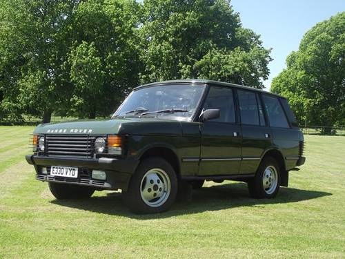 Lot 26 - A 1987 Range Rover - 16/07/17 For Sale by Auction