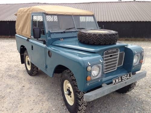 1971 Land Rover® Series 3 *Tax Exempt Ragtop* (KWA) SOLD