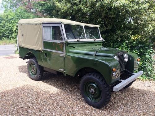 1957 Land Rover S1 88-inch SXF issue For Sale by Auction