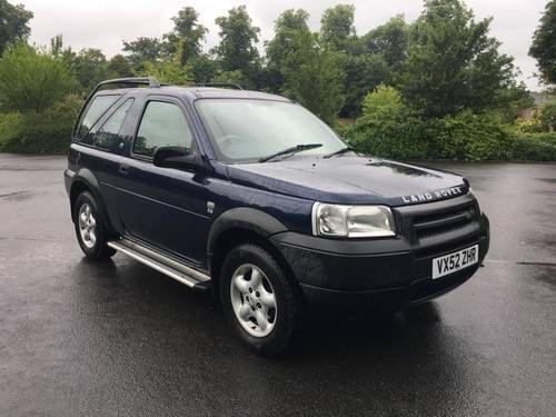 AUGUST AUCTION. 2002 Land Rover Freelander TD4 ES For Sale by Auction