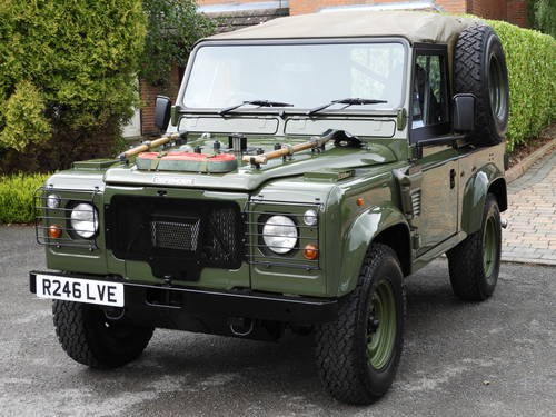 1998 LAND ROVER DEFENDER 90 300TDI EX MOD RARE XD-WOLF!! For Sale