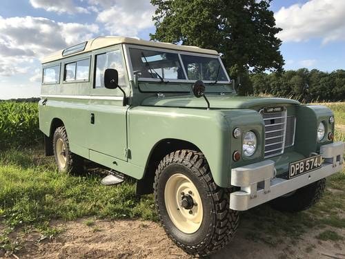 1971 LAND ROVER SERIES 3 109 SOLD