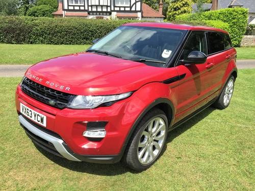 stunning 2014 Range Rover Evoque 2.2SD4 Dynamic+1 lady owner For Sale