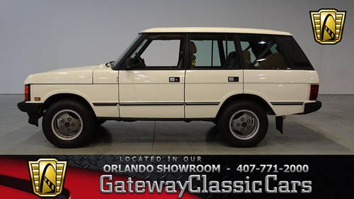1989 Land Rover Range Rover #899-ORD For Sale