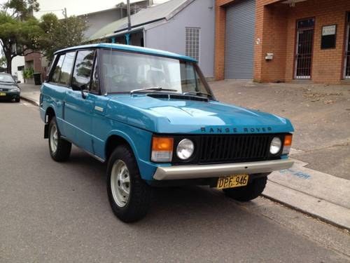 1973 Range Rover Classic Suffix B A vendre