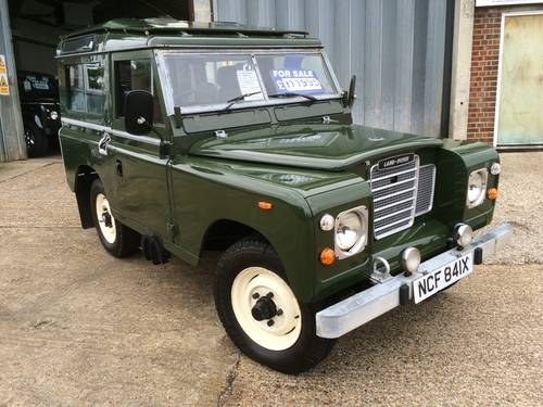 1982 land rover series 3 petrol genuine station wagon mint For Sale