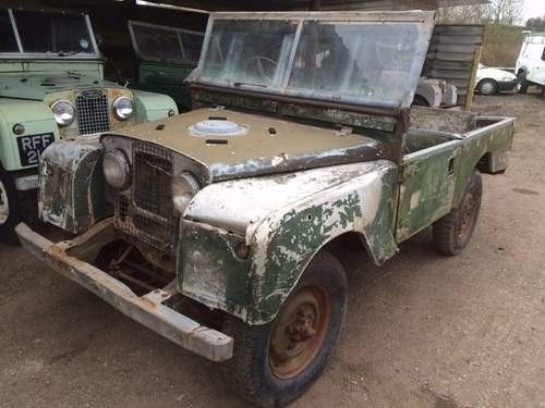 1955 Series 1 86 inch Land Rover for Restoration For Sale