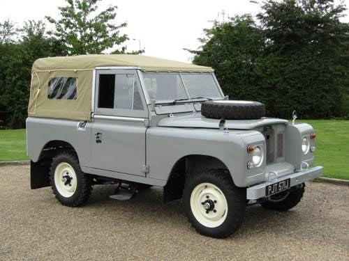 1971 Land Rover Series IIA At ACA 26th August  SOLD