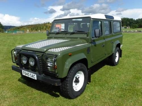 1989 Land Rover 110 4C For Sale by Auction