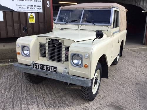 1969 Land Rover® Series 2a *Galvanised Chassis*(TTF) RESERVED VENDUTO