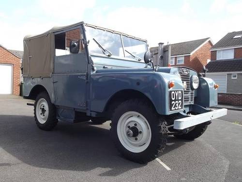 Lot 21 - A 1953 Land Rover series I SWB - 13/09/17 For Sale by Auction
