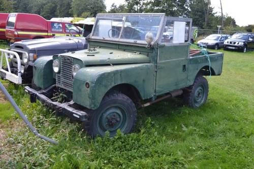 1956 Land Rover Series I 88inch Petrol For Sale by Auction