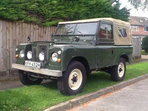 Land Rover Series 2a 1970 with galvanised chassis For Sale