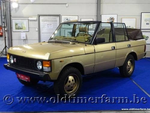 1985 Range Rover Convertible Sand '85 For Sale