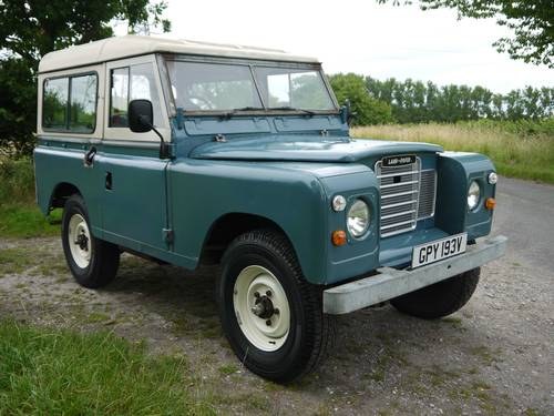 1980 Land Rover Series III 88 SOLD