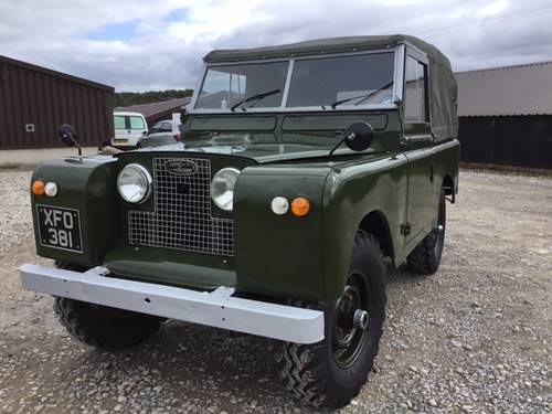 1960 Land Rover® Series 2 *Tax Exempt Ragtop 7 Seater* (XFO) SOLD