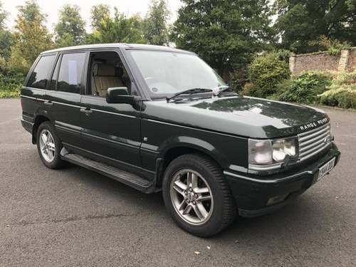 OCTOBER AUCTION.  2000 Range Rover Vogue 4.5 For Sale by Auction