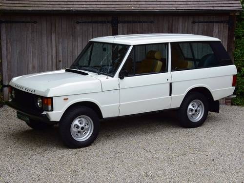 1979 Rare "suffix G" Range Rover. 33.000 km from new and original In vendita