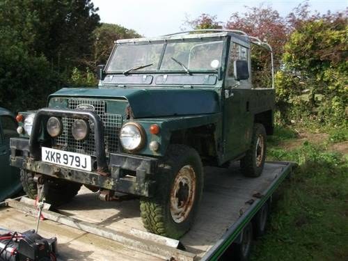 1972 Landrover Lightweight project with overdrive! VERKOCHT