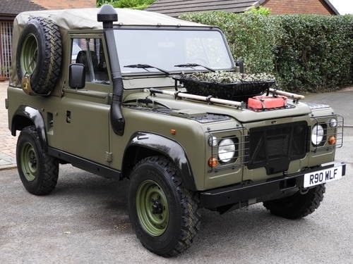 1998 LAND ROVER DEFENDER 90 300TDI EX MOD RARE WOLF LHD !!!! For Sale