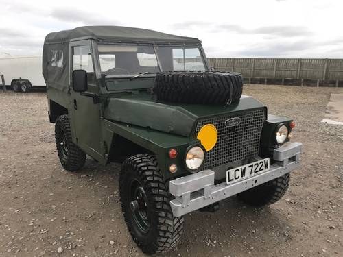 1981 Land Rover® Lightweight *Galvanised Chassis 200tdi* (LCW) SOLD