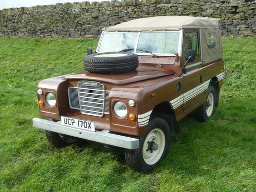 LAND ROVER SERIES 3 COUNTY SOFT TOP - Galvanised Chassis VENDUTO
