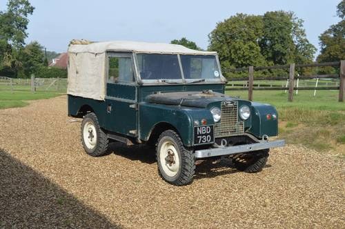 1956 Land Rover Series 1 86" Petrol For Sale by Auction
