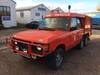 1989 Land Rover Range Rover Carmichael 6x4 Fire Tender For Sale by Auction