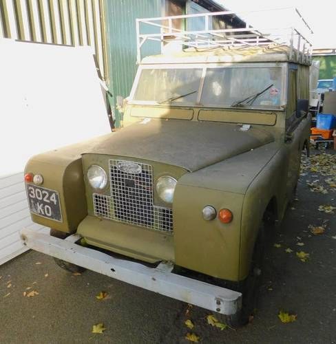 A 1964 Land Rover Series IIA, 88inch, For Sale by Auction
