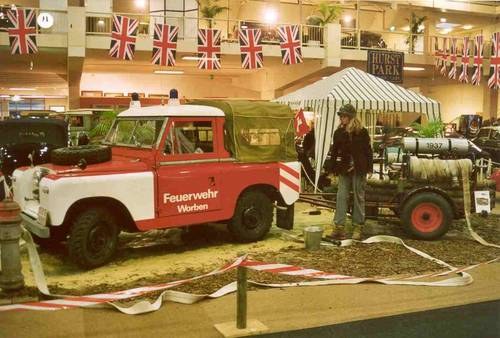 1962 Land Rover series 2a ex Feuerwehr with trailer. In vendita