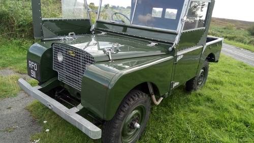 1950 LAND ROVER SERIES 1 80'' ''Lights behind the Grill''  For Sale by Auction