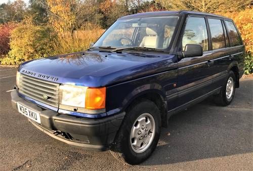 **DECEMBER ENTRY** 1995 Range Rover 4.0 SE Auto For Sale by Auction