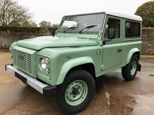 a superbly executed 2003  Defender 90 TD5 heritage replica For Sale