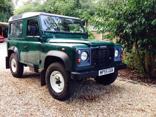Defender 90 TD5 Station Wagon 2005, with FSH! For Sale