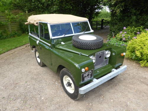 1962 TOP CLASS Land Rover Series 2A  ( GALVANISED CHASSIS ) SOLD
